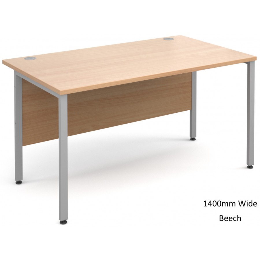 Maestro H Frame Straight Office Desk